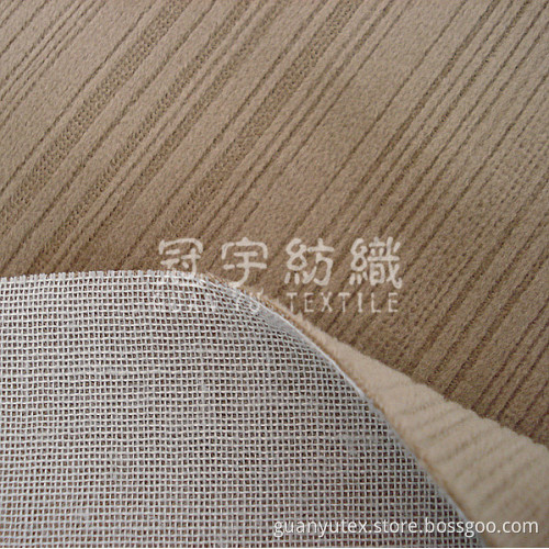 Burn-out Fleece Fabric for Home Textile
